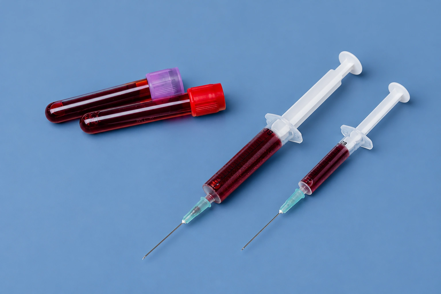 Blood Collection Tubes and Syringes